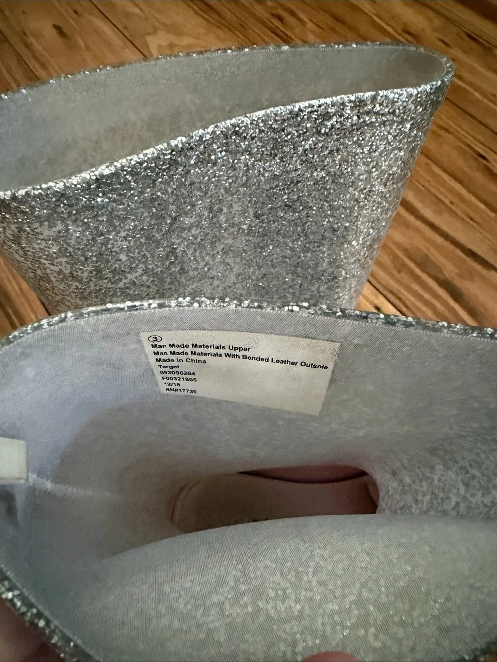 Glitter Ombre Tall Rain Boots - Pink/silver